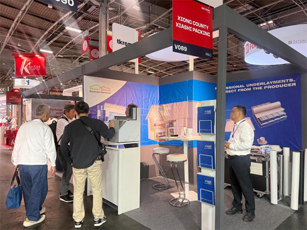 Xiashi Packing Co., Ltd. avslutter BATIMAT 2026 med sterk interesse for byggekonvoluttløsninger